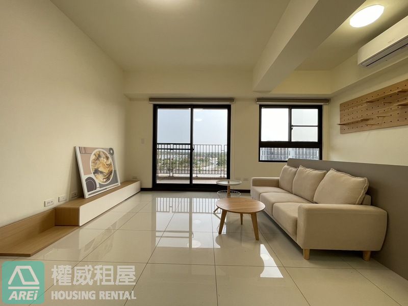 高鐵站遠雄明日讚無印2+1房平車可租補