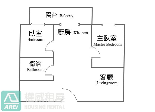 興富發博愛|全新兩房空房|首次出租|可租補