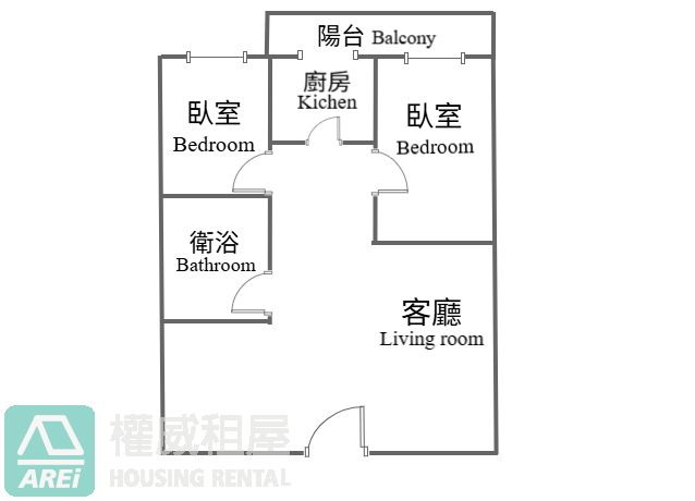 時尚帝寶|美式時尚風兩房|可租補