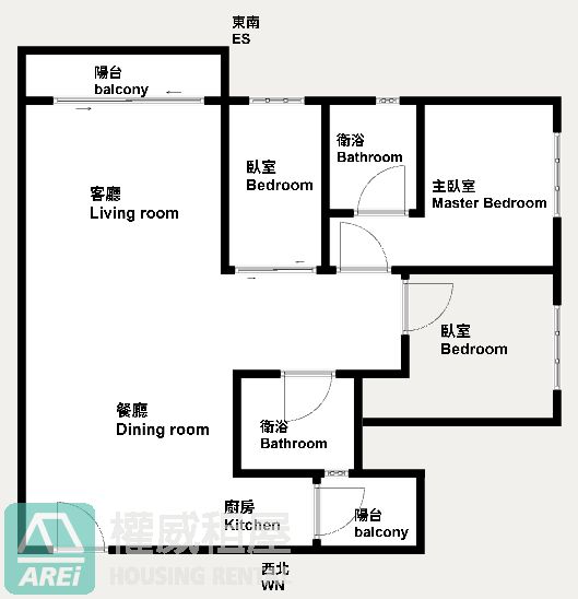 台南良勳森悅採光全新2+1房平車可租補