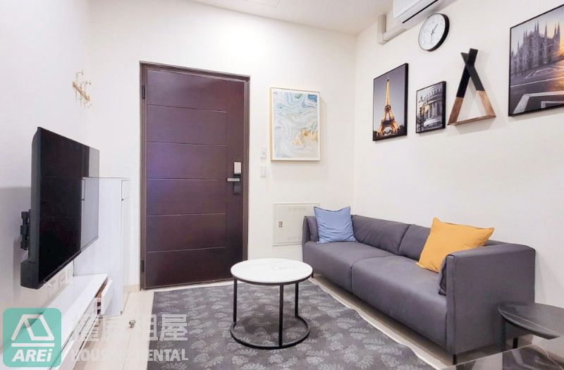 高鐵MRT鑫高鐵明亮兩房車位可租補