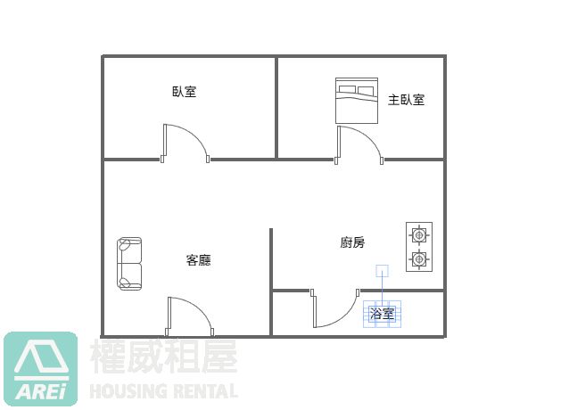 善化桂田磐古全新質感兩房平車可租補
