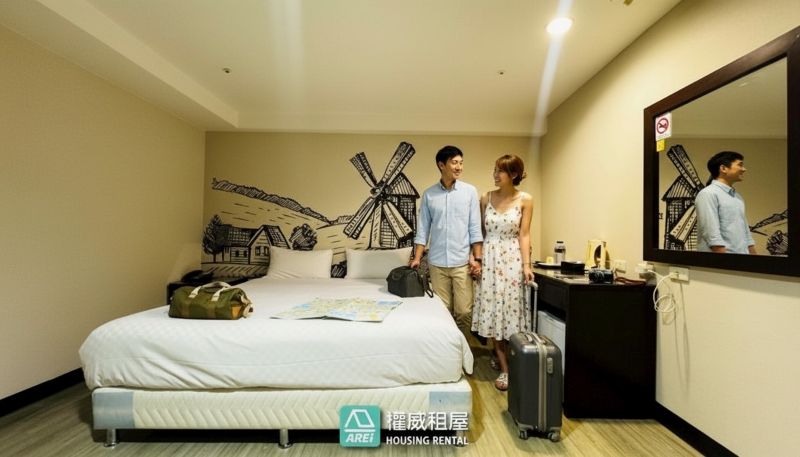 亞灣輕軌高樓層多房型飯店式管理