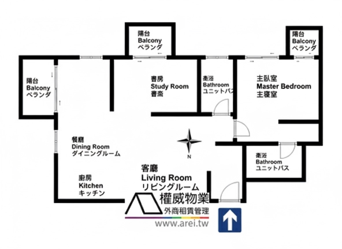 🍎日系風格｜興富發博愛｜3房改大空間🍎