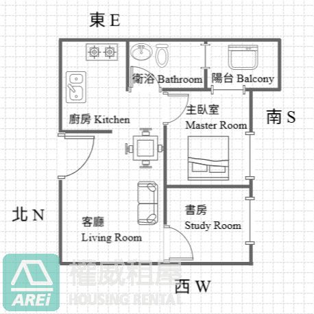 科工館｜太普 ONline｜北歐風質感 2 房