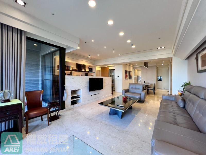 🌿俯瞰美術館景觀|美術君臨 3+1房平車