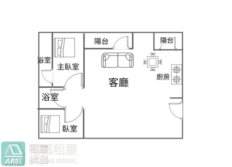 南科善化桂田磐古日系2+1房平車