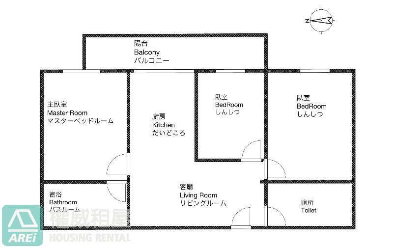 興富發博愛全新高樓層景觀3房平車