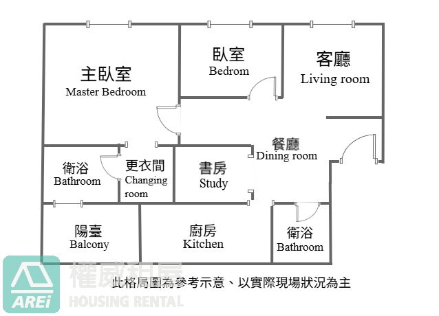 法國愛樂|全新家電|2+1房兩衛兩衛|平面車位|