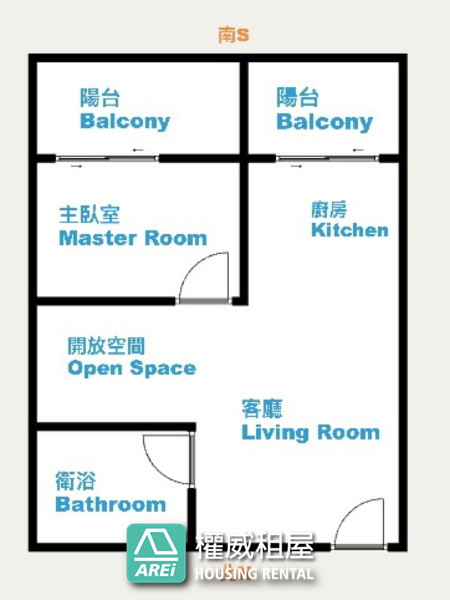 和陸寓邸舒適高檔1+1房
