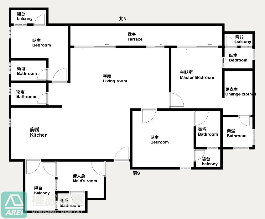 凹子底MRT克里翁景觀豪華4房雙平車