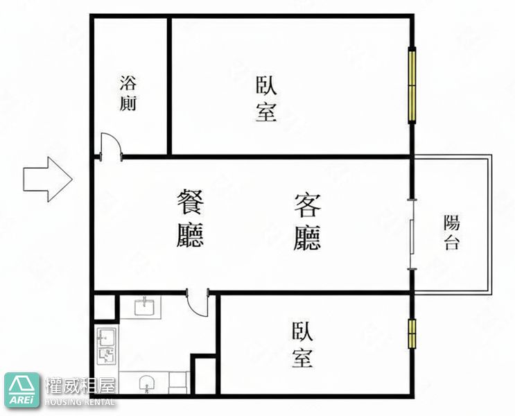🏡全新兩房｜松丹達麗｜日式風格平車🏡