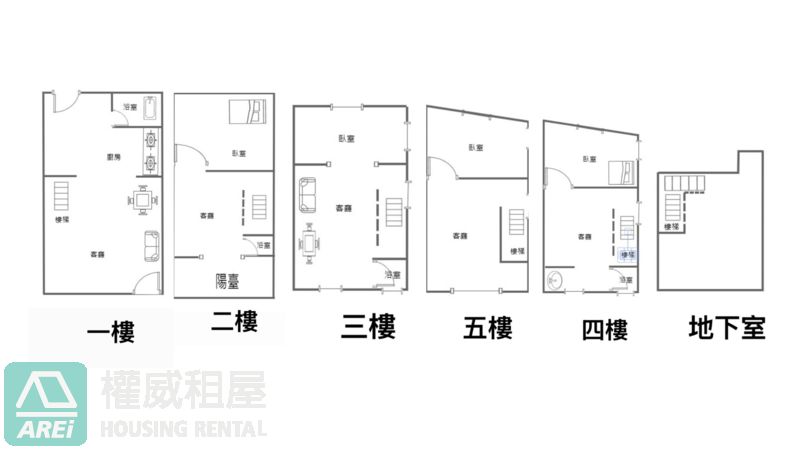 近IKEA／捷運獅甲站 ｜質感5樓透天|可租補入戶籍+可寵物+工作室