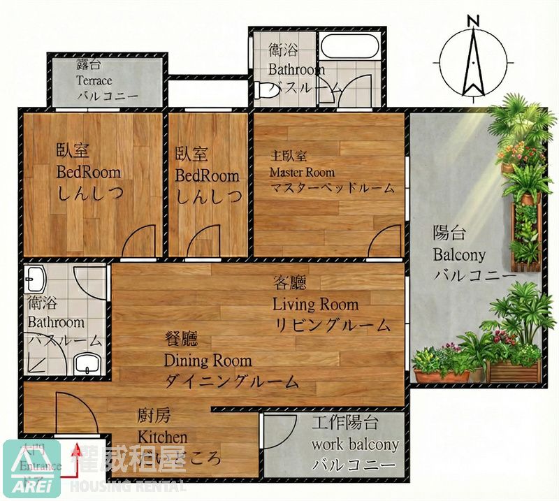 🌳 台積電｜蓮池潭清景麟幸福城｜全新未住三房｜充電樁車位🌳