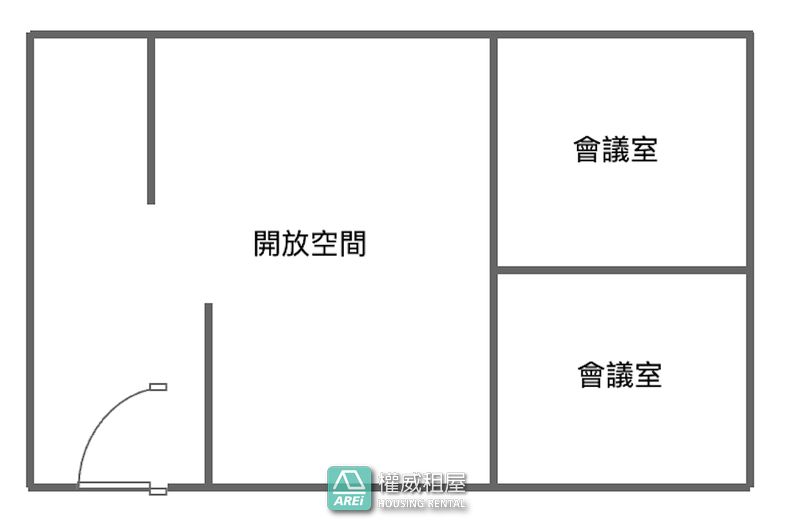 🌷MRT輕軌辦公室｜50坪凹子底｜朱沙大樓實用型商辦教室🌷