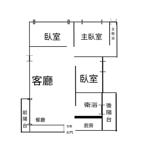 五塊厝捷運站鳳凰綻三房車位
