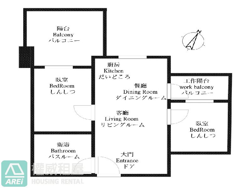 鉑愛悅 | 邊間雙面採光三房平車空屋 | 可租補
