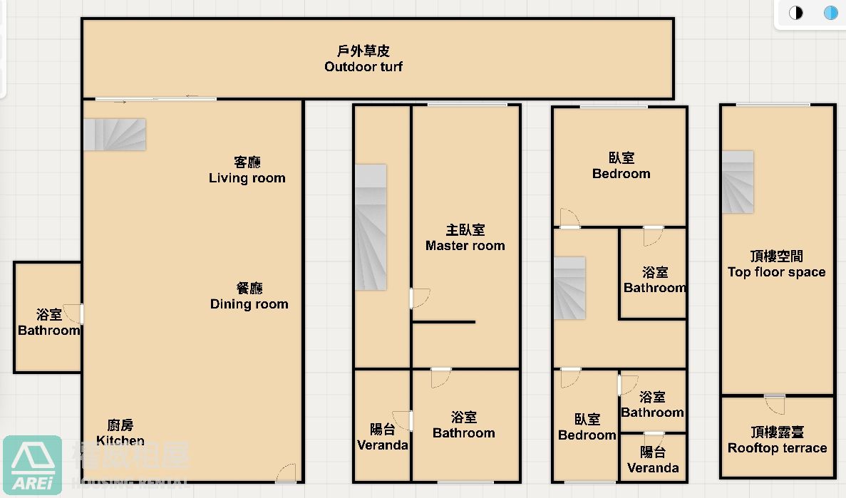 【仁武透天】台積電生活圈・全新四套房庭院透天