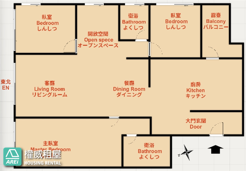 06京城圓頂4房平車
