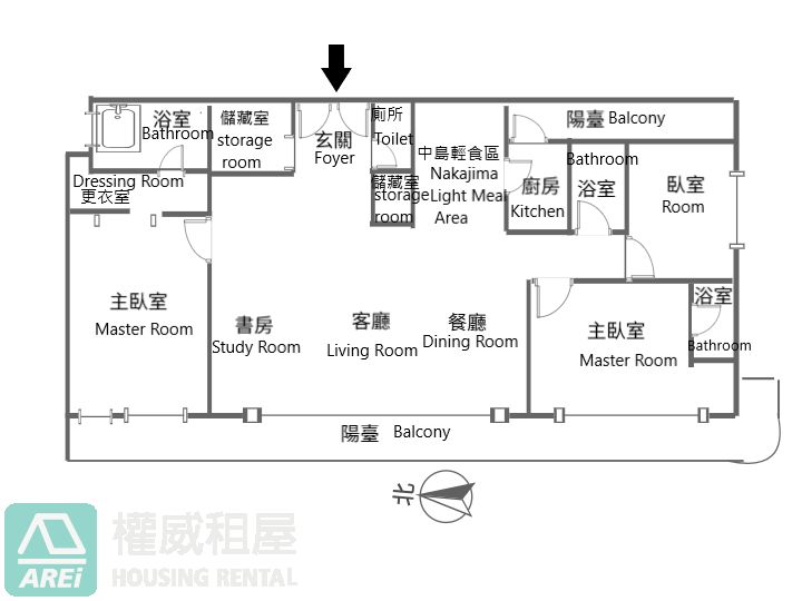 🏙 R8亞灣三多|殷雄・溫潤靜謐3房4衛・雙平車