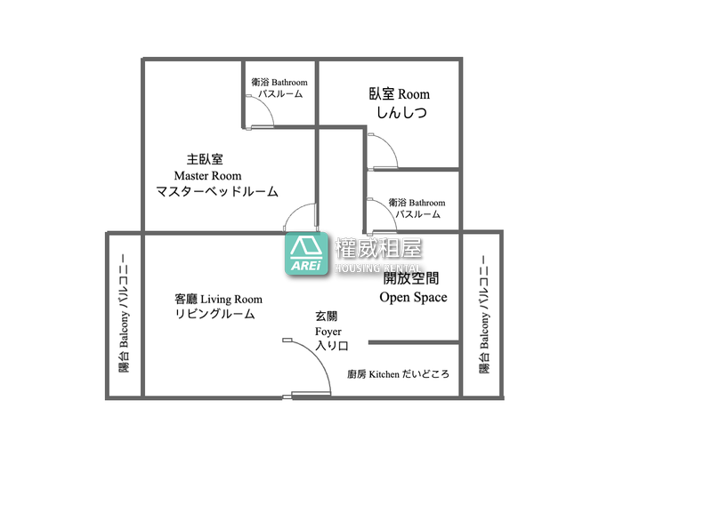 🍍🍍美校限定｜最上石美術園區｜2+1房大空間｜美術館🍍🍍