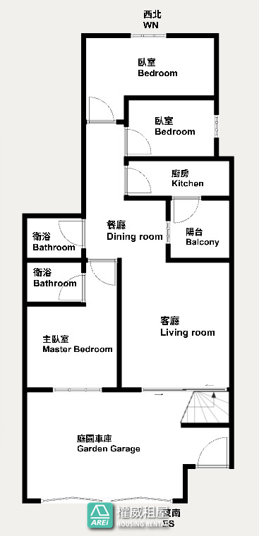 稀有｜蓮池潭哈佛大廈｜1樓3房車庫