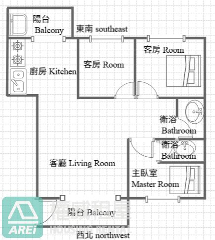 鹽埕駁二｜海揚大樓｜典雅3房平車