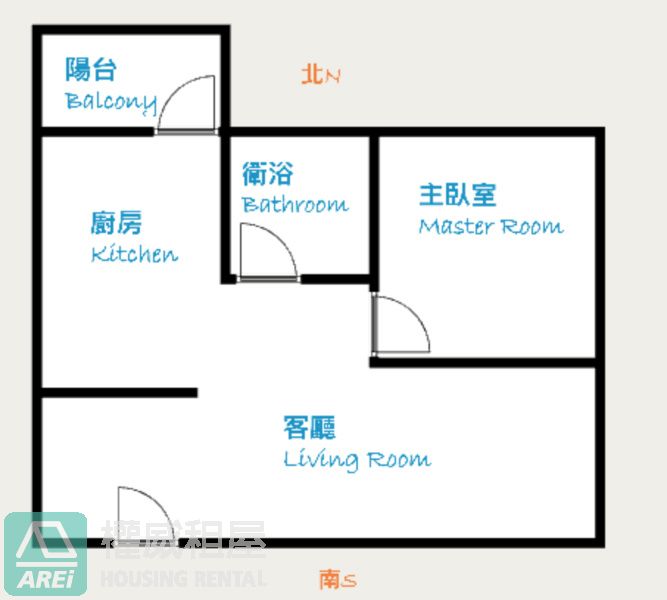 仰德漾日式舒適高樓一大房