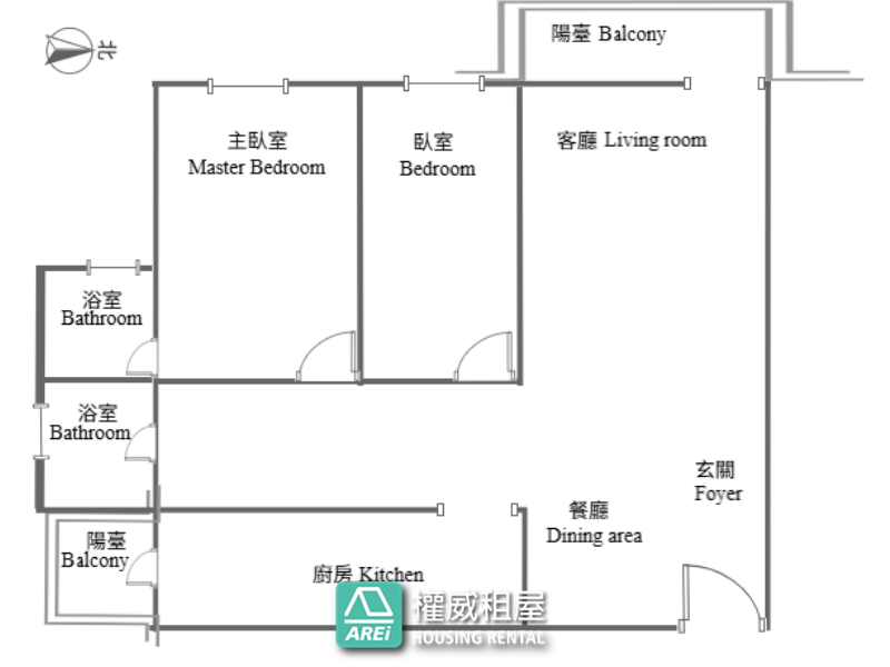 三多MRT高樓海景度假宅|星玥灣|2房2衛|可租補