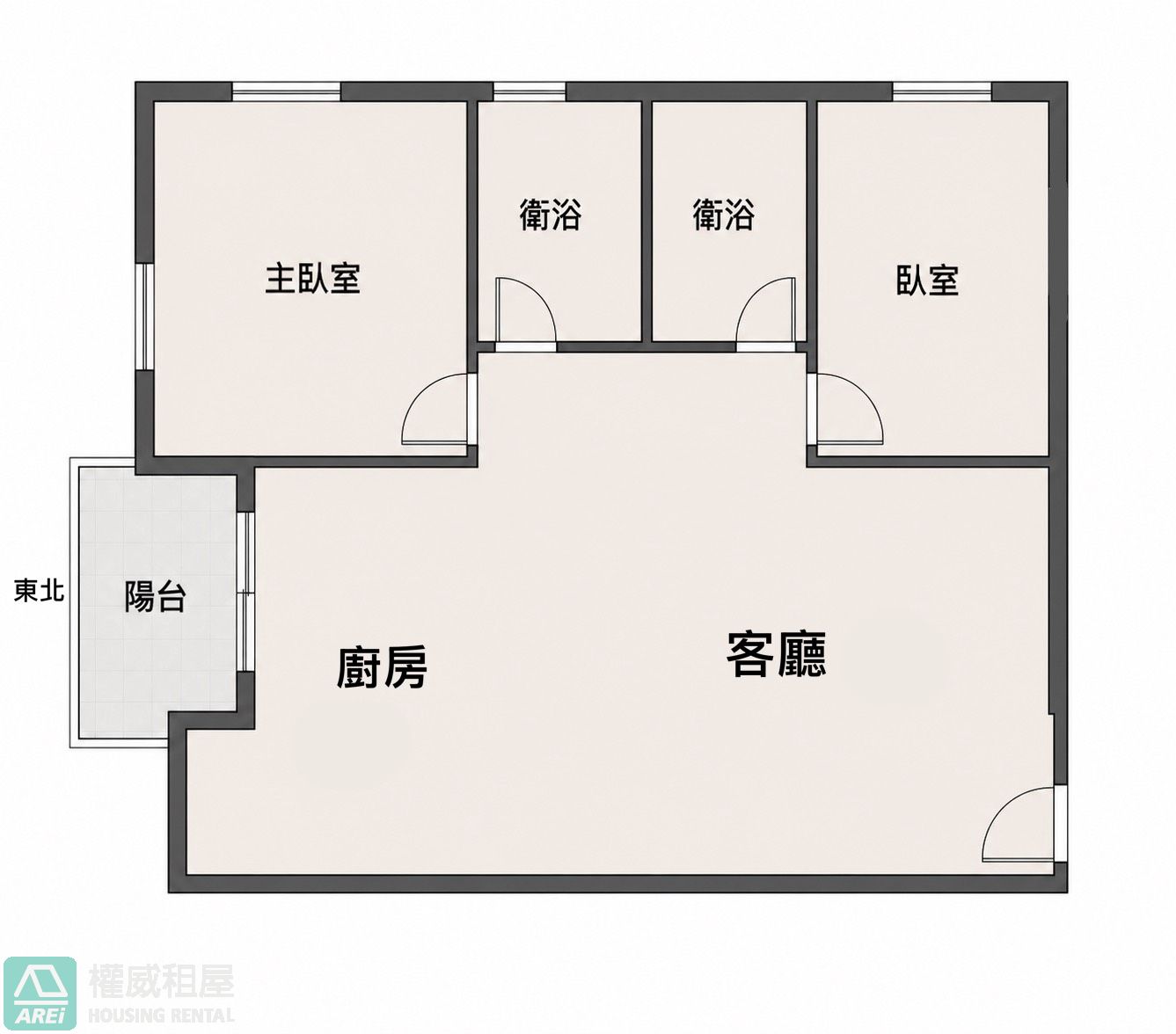 艾美巨蛋｜崇德巨蛋商圈｜全新2房雙衛平車可租補