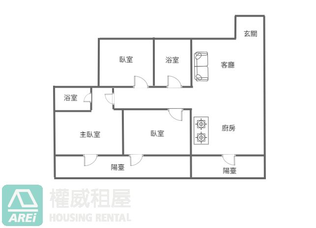 可租補⭐️中央公園MRT⭐️民生臻愛收納精緻裝潢3房