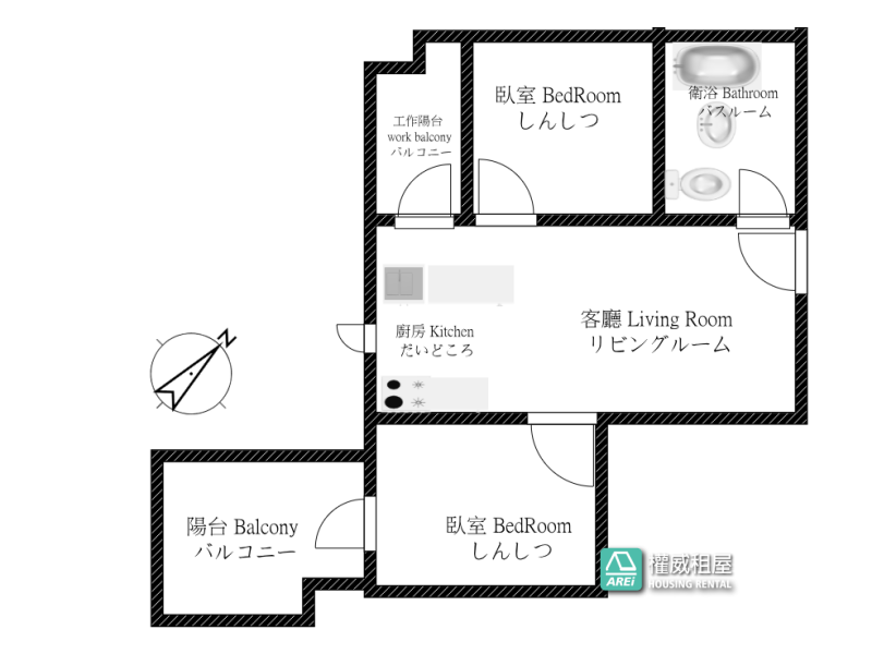 高鐵商圈 南北交通好便利｜鉑愛悅 超高樓層採光好 可租補