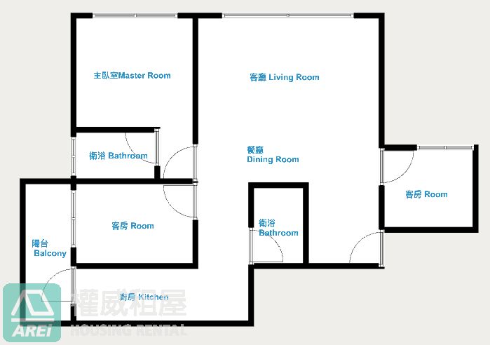 高醫商圈綠景苑3房雙衛浴平車
