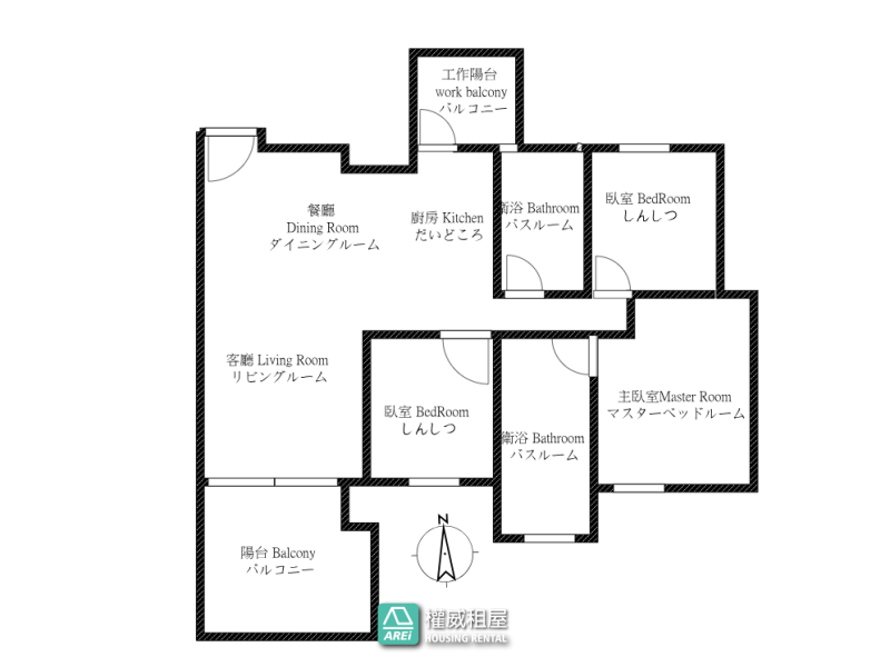 高質感社區｜翡翠流域三房＋平面車位｜可租補