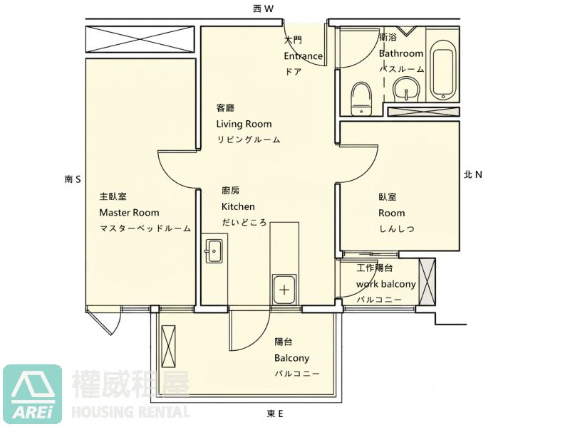 民生一號院|近中央公園捷運|高樓景觀2房|附傢俱家電可租補