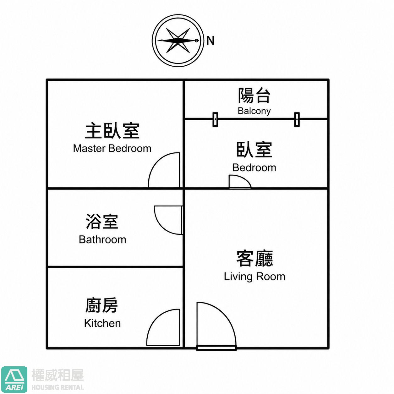 大昌商圈｜登豐29｜質感兩房採光｜全新未住