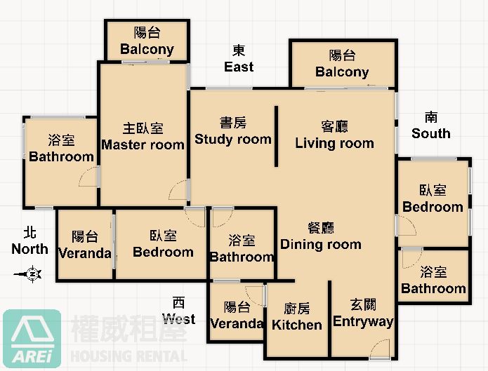 【文化高峰會】文化中心・指標豪宅高樓日式美景3+1房雙平車