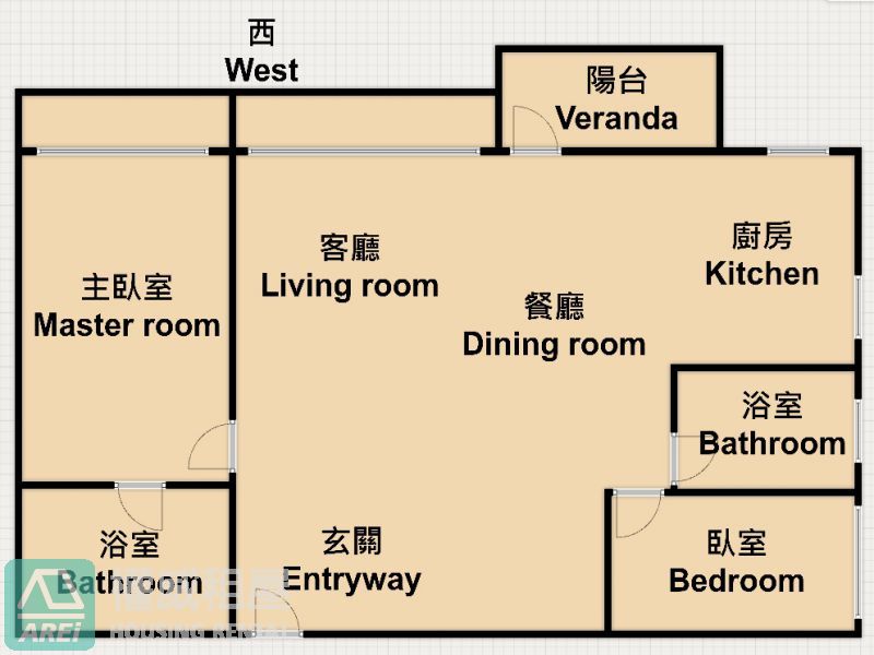 【名發晶閣】三多商圈・豪奢裝潢景觀2房平車