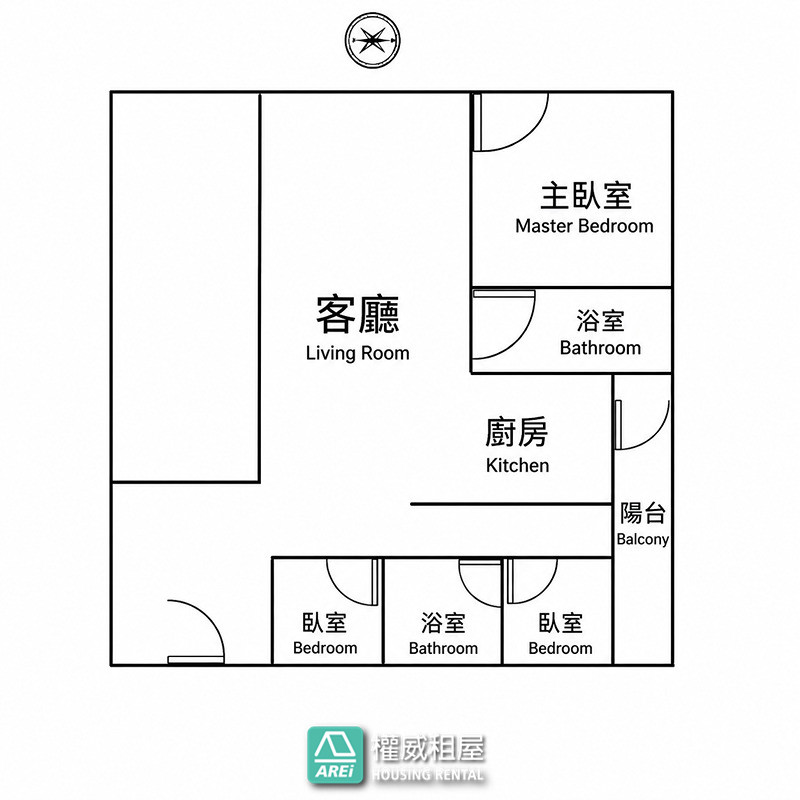 後勁MRT尊邑新界全新3房平車可租補