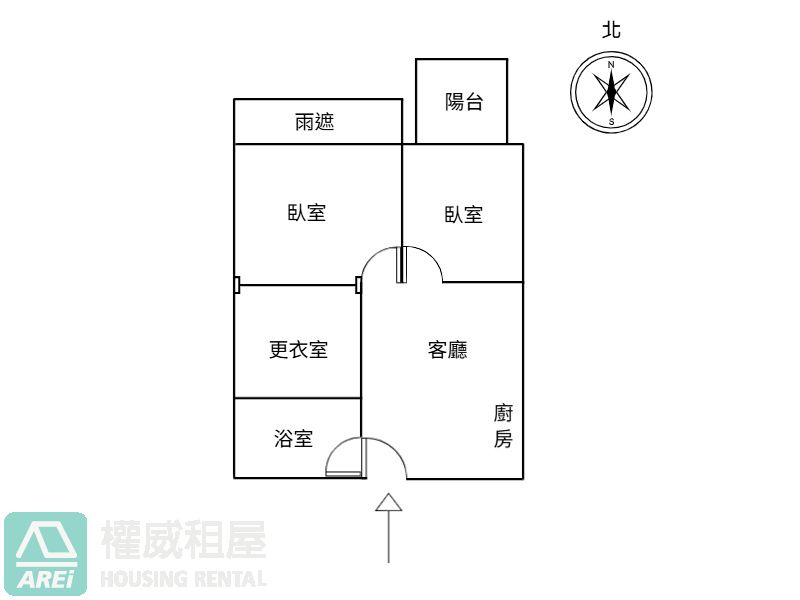 近高鐵特區🚄自由朗誦2房平車.家具可談