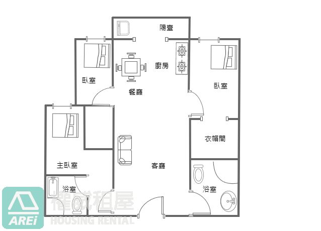 龍騰鑫天地2|3房2廳2衛1陽台|可租補 入戶籍|輕軌C27|鼎山家樂福