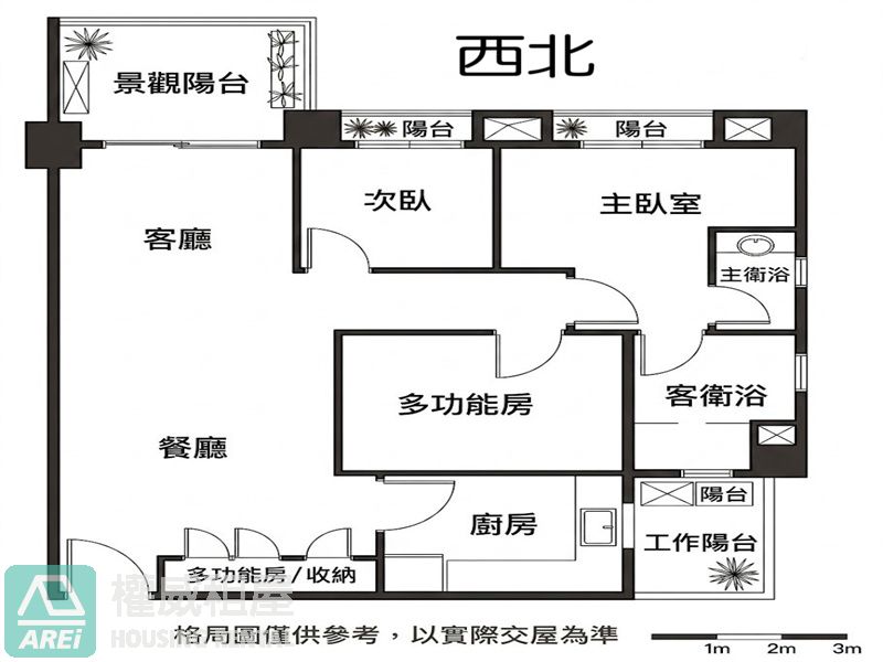 可租補-楠梓高大馥御全新空屋三房平車
