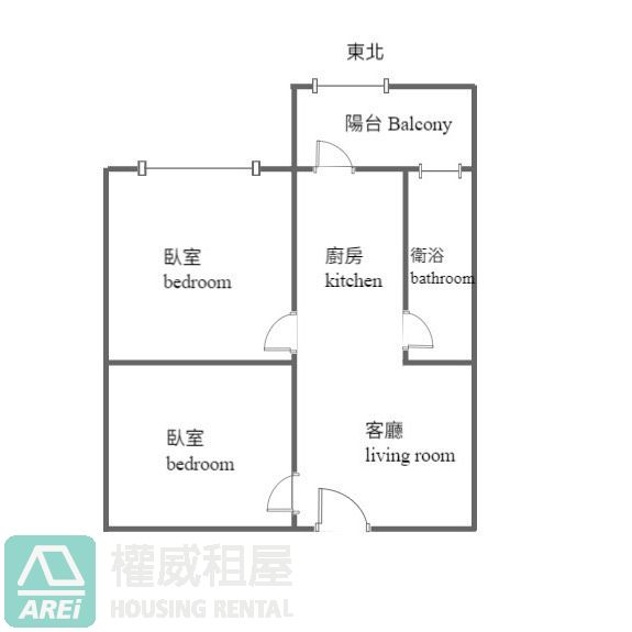 仰德˙駁二✧ | 近捷運輕軌 | 全新高樓2房可租補