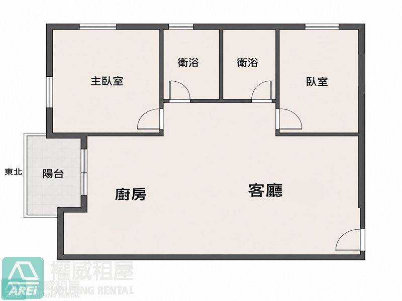 艾美巨蛋|崇德巨蛋商圈|全新兩房雙衛