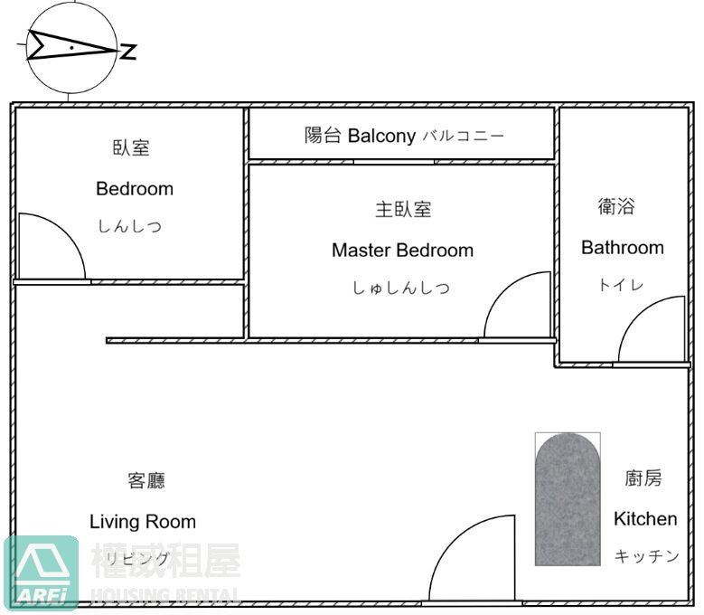 MRTO4市議會 郡都CITY｜溫馨兩房
