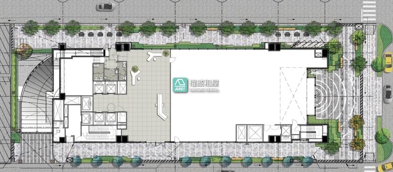 🍍坐擁市中心| 鄰近亞洲新灣區| 全新民生大樓雙捷運辦公大樓| 百坪大坪數辦公大樓-店面🍍