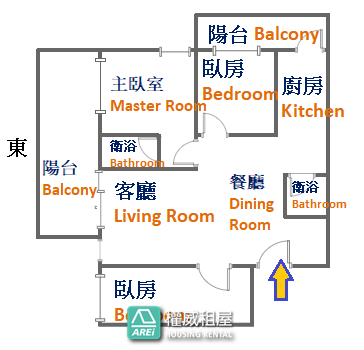美術白天鵝高樓層景觀明亮簡約正三房平車