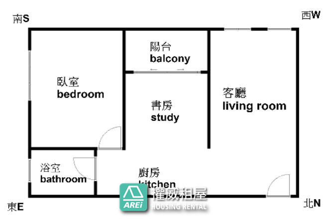 凹仔底MRT阿曼16精美1+1房可租補
