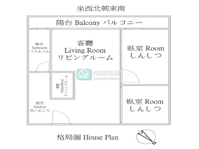 高醫郡都當代｜2房質感之家｜傢俱電齊全