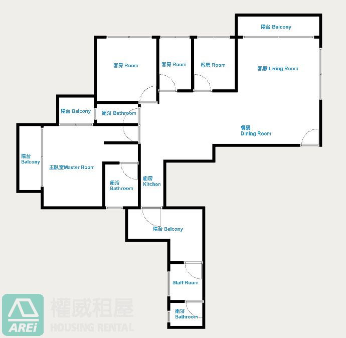 美術帝國｜美術館第一排180°景觀4+1泳池